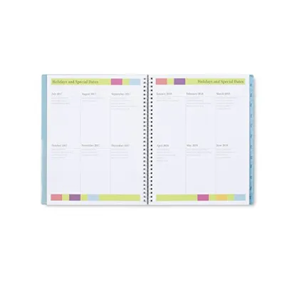 Spiral Teacher's Weekly Lesson Planner 2018