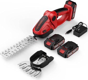Cordless Hedge Trimmer with 21V Lithium Battery