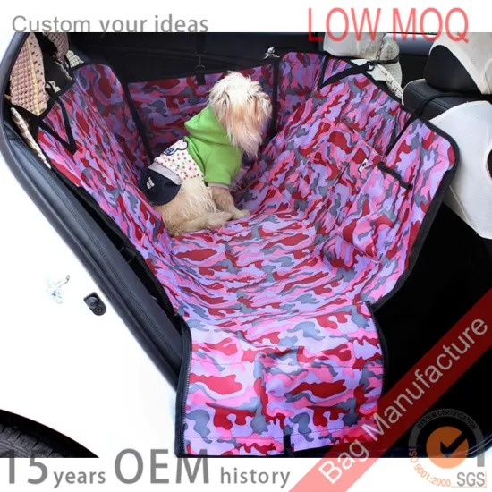 Luxury camouflage automotive dog accessories hammock pet seat cover