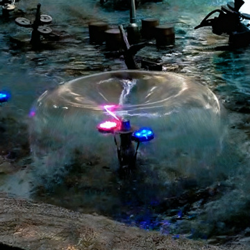 Padrões de água combinados de fonte de piscina