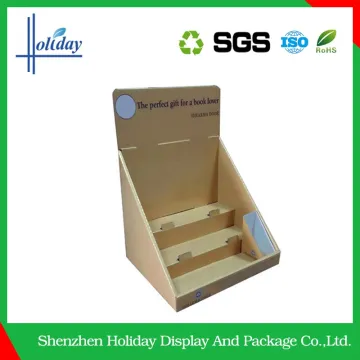 TOP Quality Pop Corrugated Watch Counter Display,Watch Display Box,Three Tier Cardboard Watch Display Stand