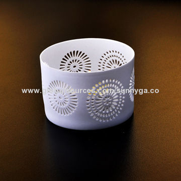 Ceramic Candle Holder, 78mm Bottom Diameter, 55mm Height