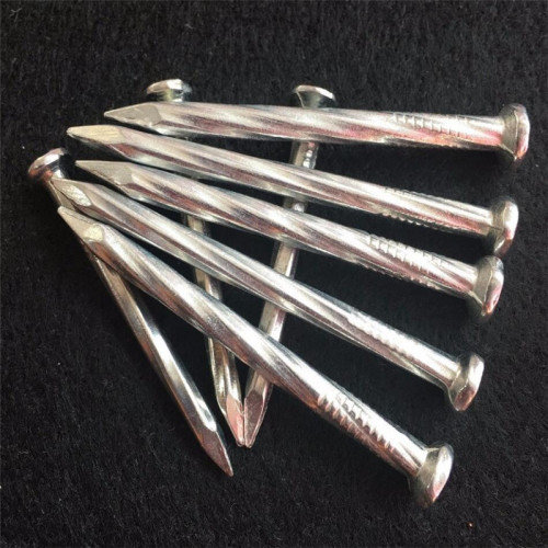 concrete steel nails size electro galvanized concrete nails