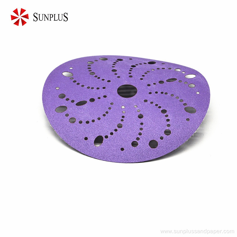 6 Inch Discs P60-P800 Purple Ceramic Sanding Paper