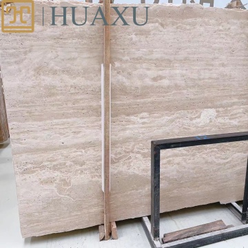 Huaxu Modern Decoration Polished Silver Travertine Slabs - คุณภาพสูงทนทานสำหรับการใช้งานวิลล่า