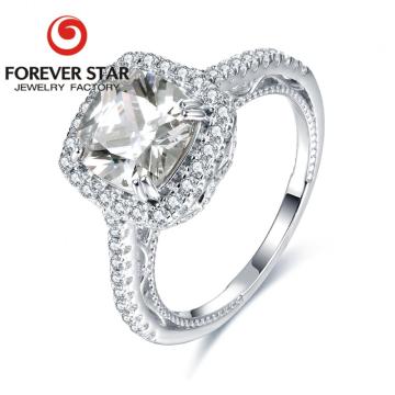 genuine Nano Diamond woman Engagement Ring