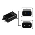 30W UK-Stecker Dual Port USB-Wandladegerät