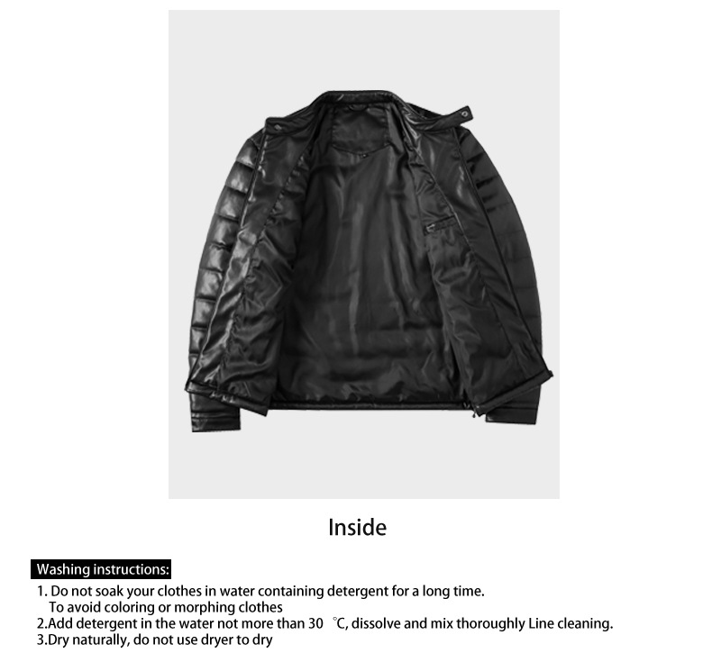 Leather Padded Jacket