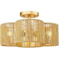 Boho Semi Flush Mount Ceiling Lamp