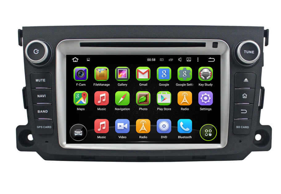 Android Car DVD Player For Benz Smart 2011-2012