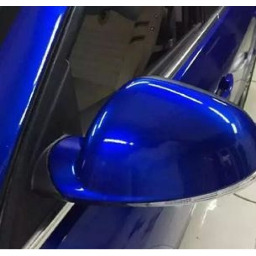 Royal Blue Car Vinyl Wrap Colour Shift Elongation