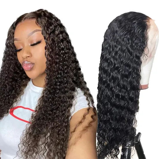 Wholesale cuticle aligned 360 lace frontal wig, Brazilian virgin human hair transparent 360 370 lace front wigs