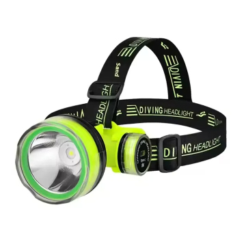 High-Power Rechargeable LED Headlamp with IP65 Rating