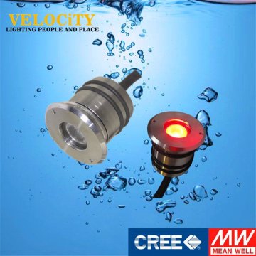 1W 24V High Quality Resin Enclosed IP68 RGB LED Underwater Light