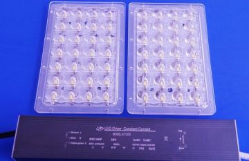Led Street Light Components / Parts With 28w Led Reflector Pc Lens