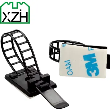 3M Self-Adhesive Adjustable Cable Clips - Cable Organizer Adhesive Clips