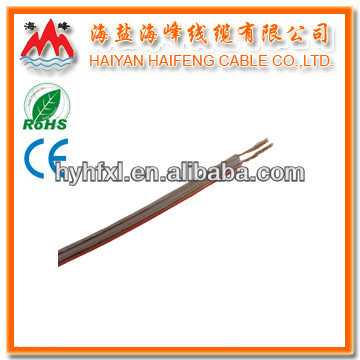 2-core one red line Transparent PVC Insulated Speaker Wire