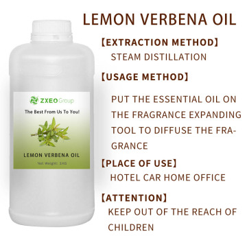 Price no atacado Lemon verbena Óleo essencial orgânico para cuidados de saúde