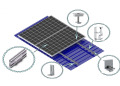 L Mot Rooftop Solar Monteringssystem Aluminiummaterial