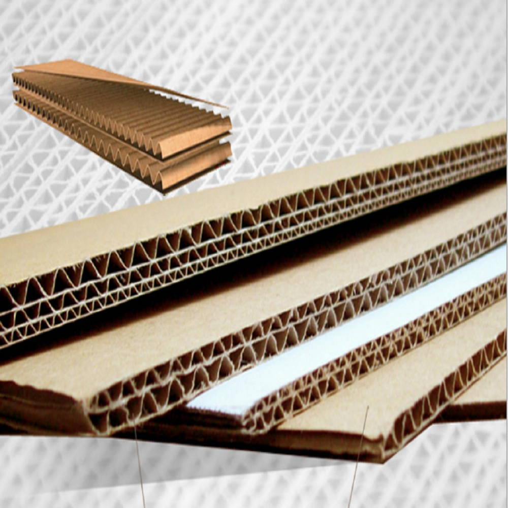 Five-layer reinforced corrugated core.