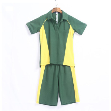 polo shirt and short pants for school uniform