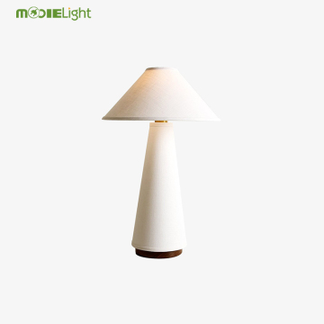 Modern Linen Lampshade Linden Table Lamp for Home Decoration