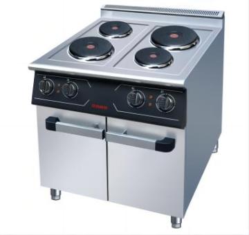 High-Quality 4 Burner Electric Stove with Cabinet - Hot Sale Kitchen Equipment