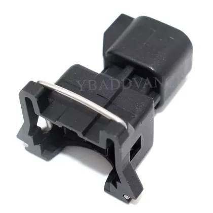 Black Female EV1 Electrical Connector - Nippon Denso Compatible for Bosch Fuel Injector