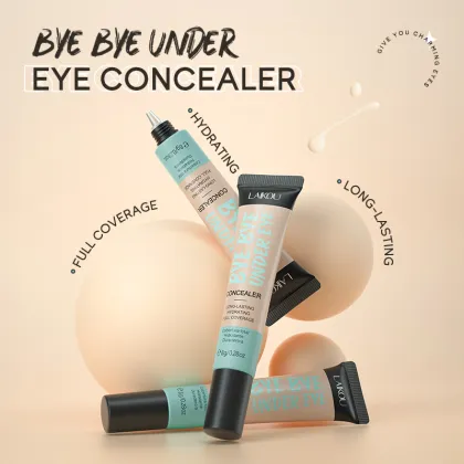 LAIKOU 8g Bye Bye Under Eye Concealer: Full Coverage, Long Lasting, Hydrating, Skin Tone Adjusting