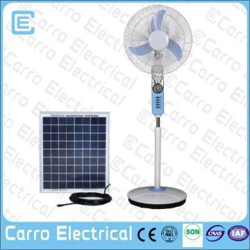 Factory direct 16inch solar rechargeable fan india