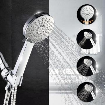 Chrome shower arm three way diverter for hand shower