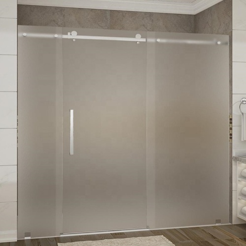 8mm 10mm Frosted Toughened Shower Room Glass Panel