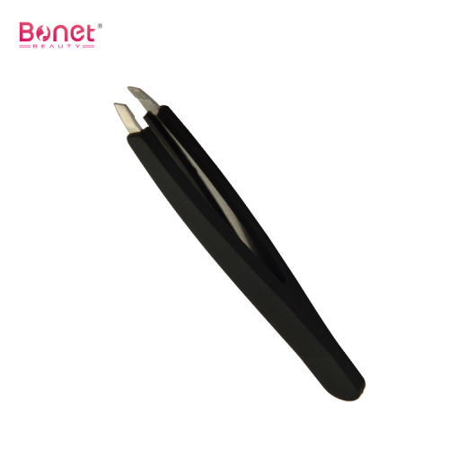 Professional Beauty Eyebrow Tweezer with Silicon Grip