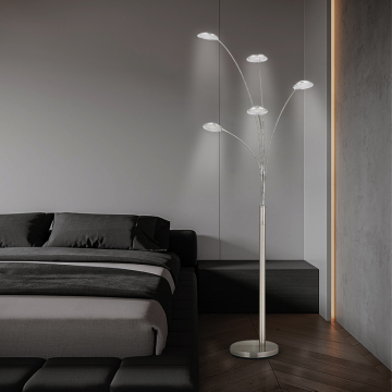 Five Iron LED Lamp for Living Room and Hotel Decor