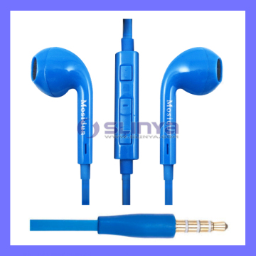 Color Galaxy S3 Note 2 II Earphone, Headphone, Headset, Remote Control Mic for Samsung HTC (EA-454)