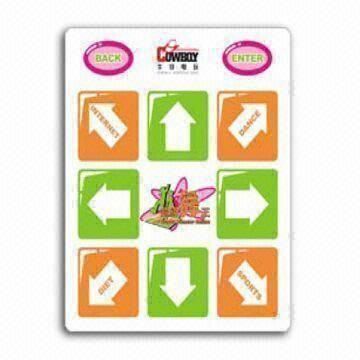 USB Dance Mat, for PC Games that Simulate Disco Dancing Activities