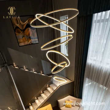 Light luxury classic custom decorative chandelier Villa hotel corridor banquet hall custom chandelier