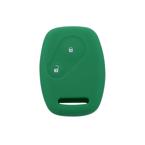 Smart 2 buttons embossed silicone key cover