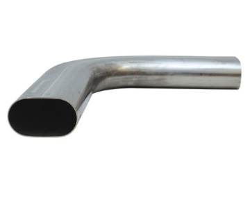 High Polished Grade 304 Welded Handrail Tubes & Exhaust Bends - Stainless Steel & Aluminum Elliptical/Oval