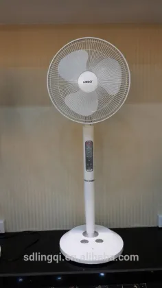 Solar rechargeable stand fan 16'' best selling in Africa