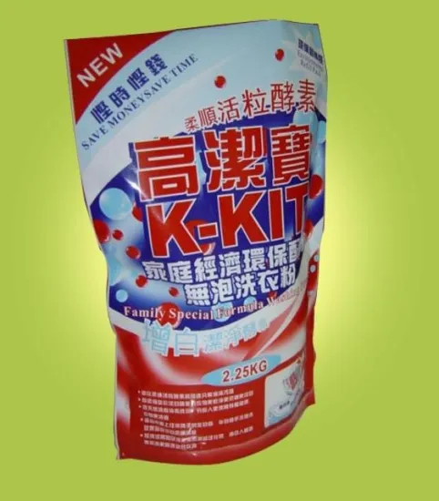 Laminated Plastic Stand Up Pouch Bags, Detergent Stand Up For Snack Packaging