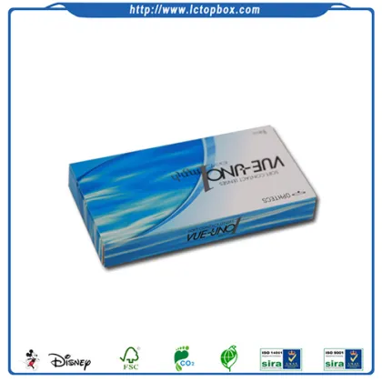 Recylcable health care medicine color box
