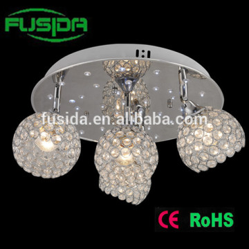 Globe shape crystal chandelier,led lights drop ceiling,ceiling crystal chandelier light