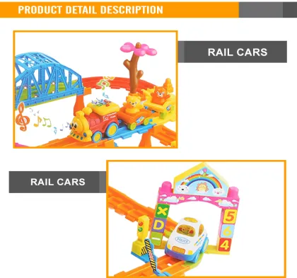 cartoon train toy slot car toy car track