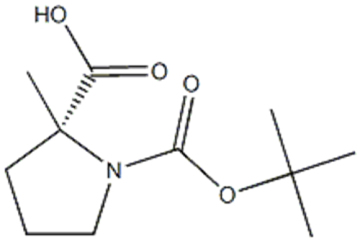 1,2-Pyrrolidinedicarboxylicacid, 2-methyl-, 1-(1,1-dimethylethyl) ester,( 57276258,2R) CAS 166170-15-6