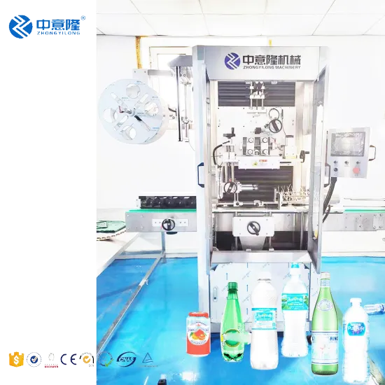 Automatic Heating Bottle Shrink Sleeve Labeling Machine with Steam Tunnel