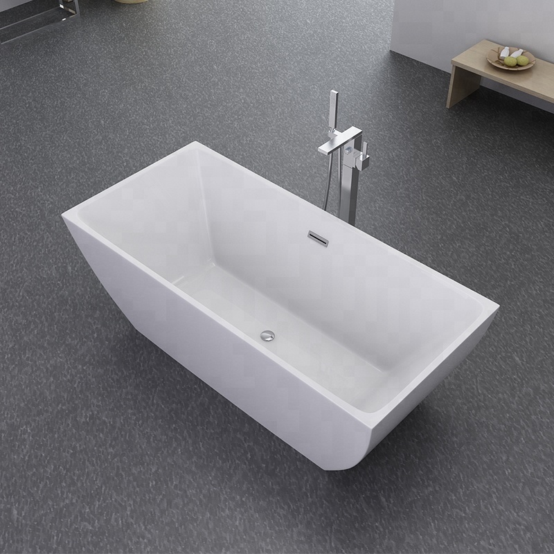 Independent Acrylic Bathtub with Shower Faucet