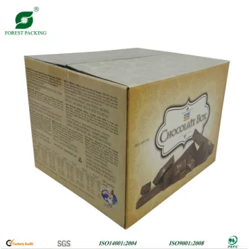 COLOR PRINTED CORRUGATED OUTER BOX FOR CHOCOLATE
