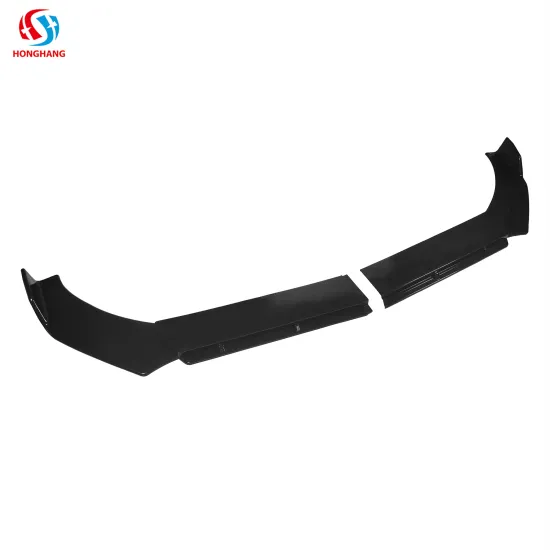 Glossy Black Front Lip Splitter for Changan Cars - Honghang Factory Universal Auto Parts