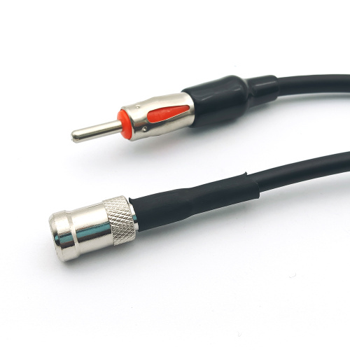 DIN to ISO Aftermarket Radio Antenna Adapter Cable